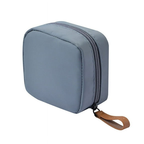 JeashCHAT Mini Makeup Bag Lipstick Cosmetic Accessories Organizer Purse for Women, Portable Small Zipper Storage Pouch for Jewelry Cards