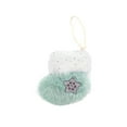 thumbnail image 1 of JeashCHAT Mini Plush Christmas Stockings, Cute Xmas Stockings Hanging Ornaments Christmas Tree Decorations, Xmas Gifts, Green, 1 of 6