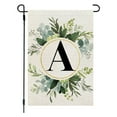 thumbnail image 1 of JeashCHAT Monogram Letter A Floral Garden Flag Double Sided for Outside, Family Last Name Initial Yard Flags Patio Outdoor Decor 12x18 Inch, 1 of 4