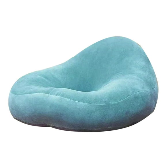 JeashCHAT Orthopedic Seat Cushion for Office Chair, Donut Memory Foam Chair Pad for Tailbone and Back Pain Relief, Floor Cushion, Blue