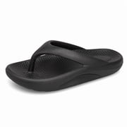 JeashCHAT Orthotic Flip Flops for Women and Men, Soft Thong Sandals Pillow Slippers Non-Slip Summer Beach Shoes with Arch Support