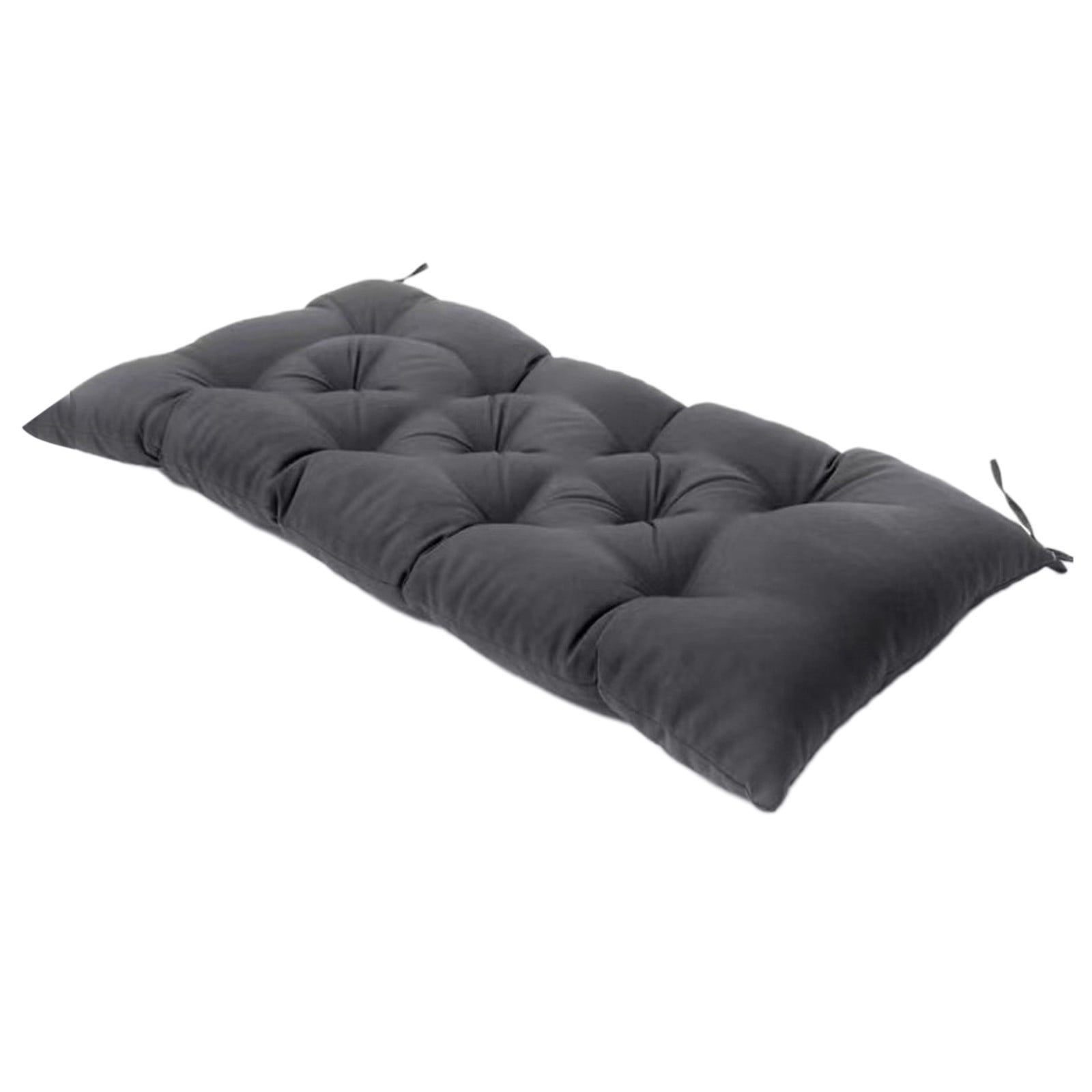 JeashCHAT Outdoor Bench Cushion , Patio Cushions, Patio Furniture Front Porch Swing Bench Chair Replacement Cushion Indoor Outdoor Long Seat Chair Cushion, 40"x20", Dark Gray