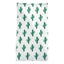JeashCHAT Oversized Beach Towel , 30"x60" Cactus Multi-Purpose Towel, Extra Large Big Pool Swim Travel Soft Towels Blanket for Adult Women Men Camping Swim Spa