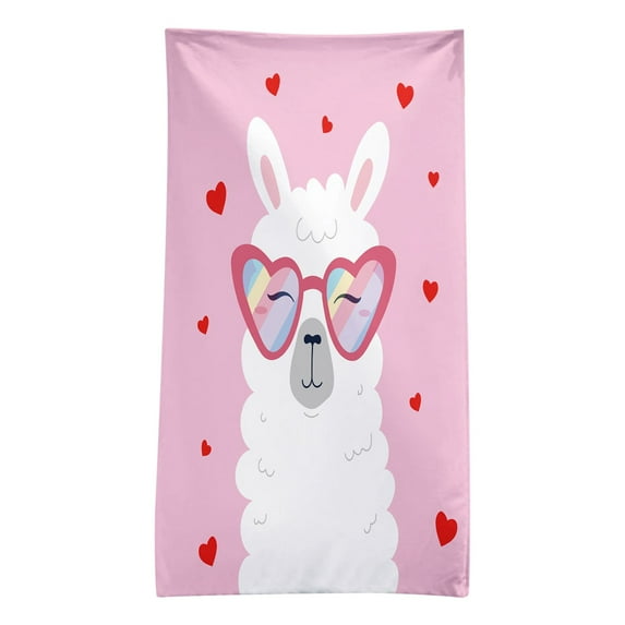 JeashCHAT Oversized Beach Towel for Kids , 30"x60" Cute Animals Animal Theme Lightweight Absorbent Quick-Dry Beach Blanket, Microfiber Pool Towel Bath Towel for Boys Girls