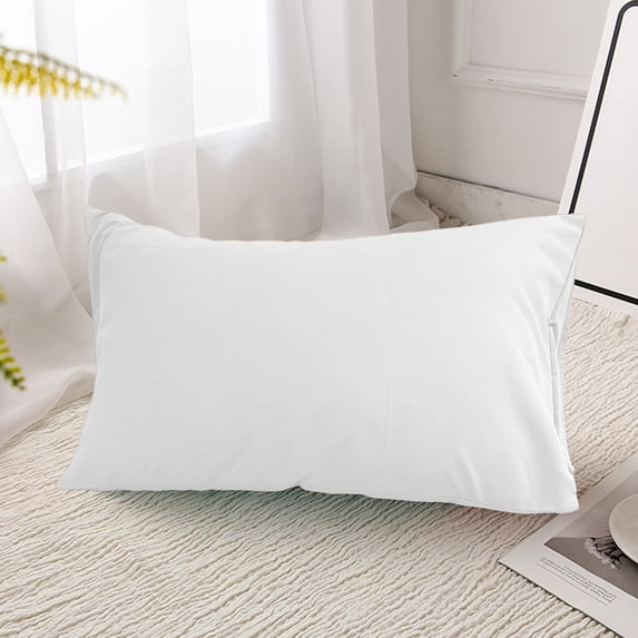 JeashCHAT Pillow Case, Pillow Covers with Envelope Closure, Soft Microfiber Fabric Pillowcase, Solid Color Wrinkle Resistant Bed Pillow Pillowcase Bedding 29x19 Inches
