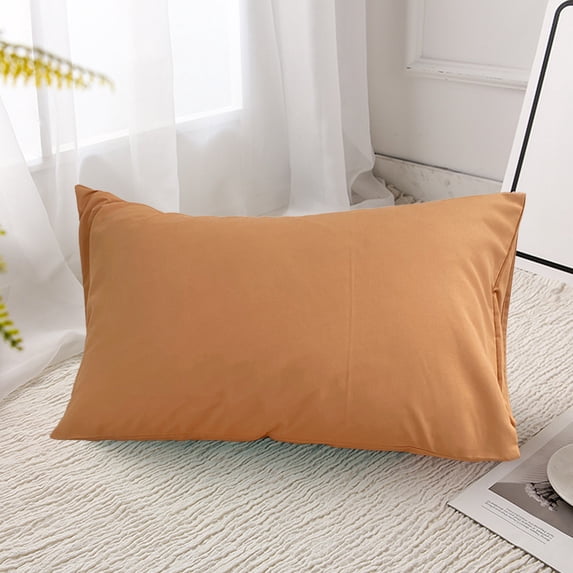 JeashCHAT Pillow Case, Pillow Covers with Envelope Closure, Soft Microfiber Fabric Pillowcase, Solid Color Wrinkle Resistant Bed Pillow Pillowcase Bedding 29x19 Inches