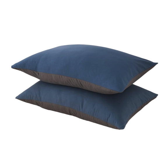 JeashCHAT Pillow Cases Pack of 2, Soft Breathable Brushed Microfiber Fabric Pillow Covers with Envelope Closure, Pillow Shams Queen Size 19 X 29 Inches
