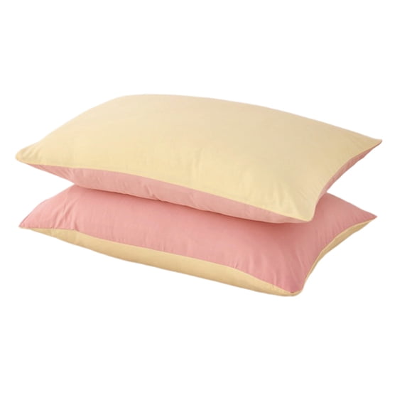 JeashCHAT Pillow Cases Pack of 2, Soft Breathable Brushed Microfiber Fabric Pillow Covers with Envelope Closure, Pillow Shams Queen Size 19 X 29 Inches