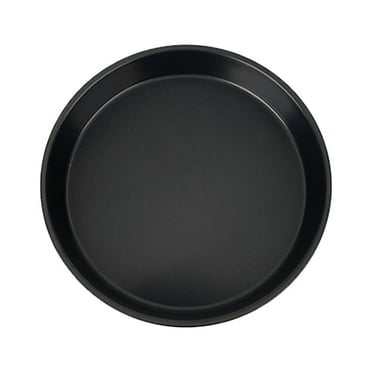 JeashCHAT Pizza Pan Nonstick Carbon Steel Pizza Pan Deep Dish Pizza Tray Pie Pan Round Baking Pan Bakeware for Home Kitchen, Black 6 Inch