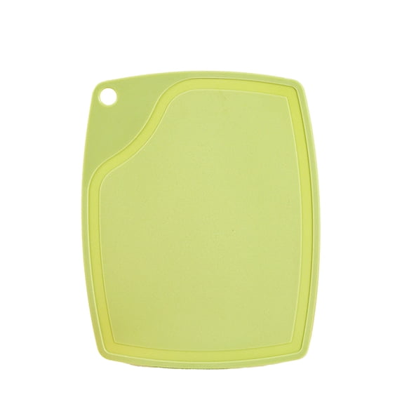 JeashCHAT Plastic Cutting Board for Kitchen, Thick Chopping Board for Meat, Vegetables, Fruits, with Juice Groove, Dishwasher Safe, Kitchen Gadgets (Green)