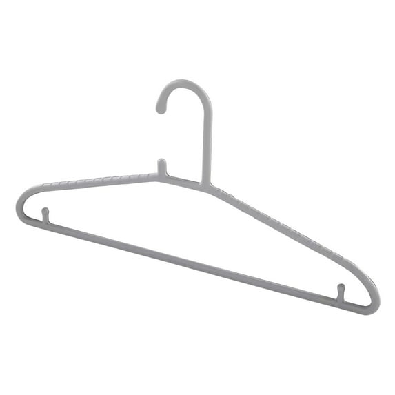 JeashCHAT Plastic Hangers Non-Slip Shoulders Space Saving Clothes Hanger Heavy Duty Coat Hanger Pants Hangers Closet Organizers Hangers for All Kinds of Dry and Wet Clothes, 1 Pc
