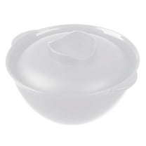 JeashCHAT Plastic Noodle Bowl, Soup Bowl Ramen Bowl with Lid and Handle, Pasta Bowl for Home Office College Dorm Room, Dishwasher Safe