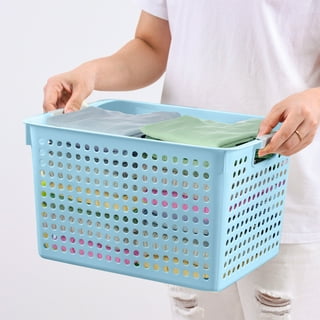 Travelwant Plastic Storage Baskets - Small Pantry Organizer Basket Bins -  Household Organizers with Cutout Handles for Kitchen Organization,  Countertops, Cabinets, Bedrooms, and Bathrooms 
