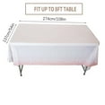 thumbnail image 1 of JeashCHAT Plastic Tablecloths for Rectangle Tables, Rose Gold Dot Table Cloth, Disposable Waterproof Party Table Cover for Birthday Thanksgiving Christmas Wedding Anniversary, 54” x 108”, 1 of 2