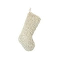 thumbnail image 1 of JeashCHAT Plush Christmas Stockings 18.9 Inches Large Solid Color Xmas Stockings Xmas Holiday Party Candy Bag Socks Gift Bag Socks for Christmas Tree Fireplace Decoration, Khaki, 1 of 6