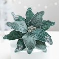 thumbnail image 1 of JeashCHAT Poinsettia Artificial Christmas Flowers Glitter Poinsettia Picks Christmas Ornaments Christmas Tree Flower Decorations with Stems for Wreath Floral Arrangement Vase, 1 of 7