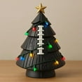 thumbnail image 1 of JeashCHAT Resin Christmas Tree Figurines, Sports Theme Small Xmas Tree, Christmas Tabletop Ornaments for Mantel Fireplace Living Room Bedroom Home Office Holiday Party Decor, 1 of 2
