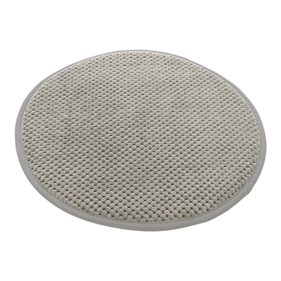 JeashCHAT Round Chair Cuhsion, 13.7 inch Circle Stool Cushion, Soft Seat Cushion Chair Pad for Indoor Home Office Kitchen Dining Chair, Non Slip Floor Pillows, Gray