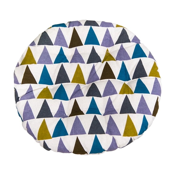 JeashCHAT Round Chair Cushion 18 inch, Soft Polyester Seat Pad with Non-Slip Bottom, Dining Chair Cushion, Office Chairs Cushion, Washable