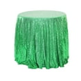 thumbnail image 1 of JeashCHAT Round Tablecloth Sequin Table Cloth Glitter Table Cover for Wedding Party Birthday Bridal Shower Baby Shower Holiday Decorations, 47 inch, Mint Green, 1 of 6