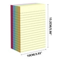 thumbnail image 1 of JeashCHAT Self-Stick Note Pads 4x6 inch 200 Sheets Lined Sticky Notes with Lines for Office Home, 4 Bright Assorted Colors, 1 of 6