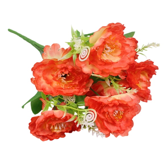 JeashCHAT Silk Peony Artificial Flowers Fake Peony Bouquet for Spring Home Decor Living Room Table Centerpiece Vase Fillers Wedding Party Decoration