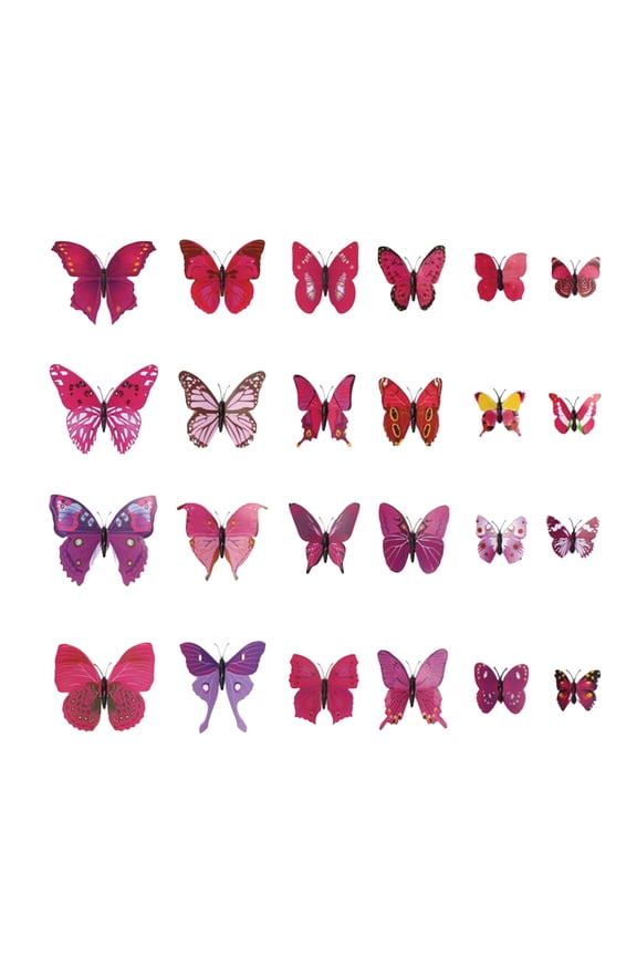 Single Layer Simulation Butterfly Color Plastic Butterfly Three-dimensional