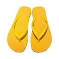 thumbnail image 1 of JeashCHAT Slip On Slide Sandals for Women Summer Outside Wear Couple Slippers Soft Sole Non-slip Solid Color Women's Sandals Flip Flops Beach Shoes (Yellow), 1 of 7