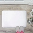 thumbnail image 1 of JeashCHAT Small Area Rug , 16x24 inch Bathroom Rug Ultra Soft Absorbent Anti-Slip Bath Mat Rectangular Throw Rug for Bedroom Home Decor, White, 1 of 5