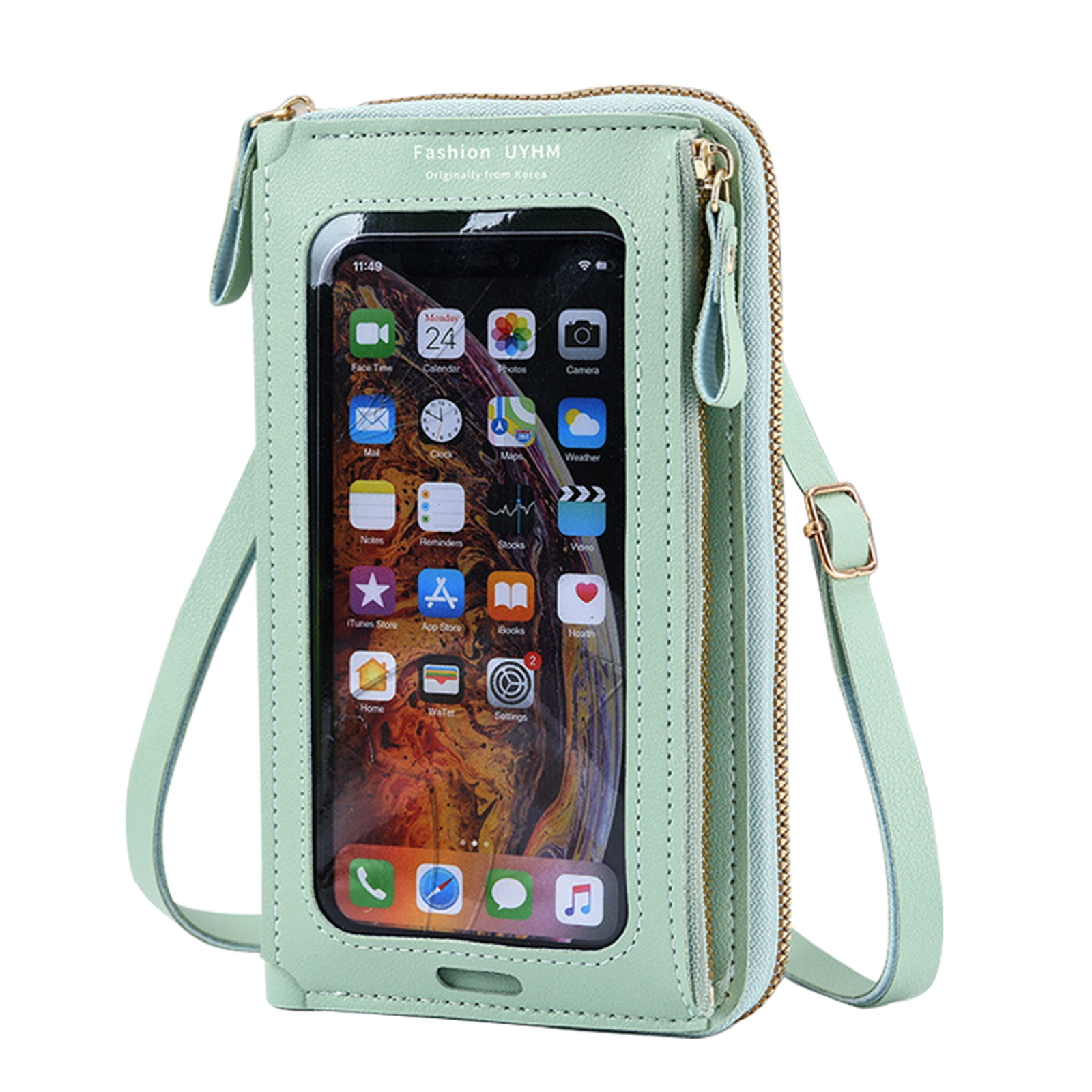 Empire Cove Cell Phone Crossbody Bags Touchscreen Clear Window Wallet |  Wallet pouch, Crossbody bag, Purse wallet