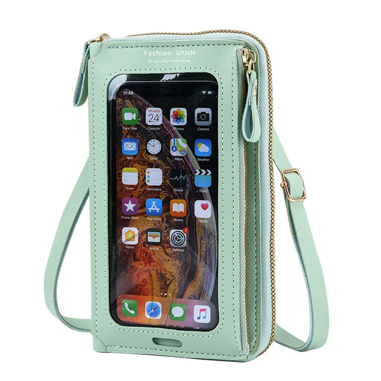 Handbag with phone window sale