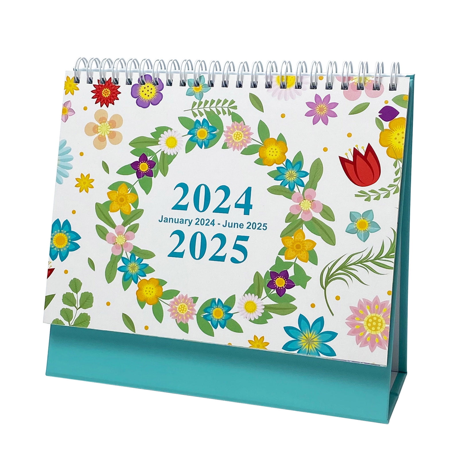 JeashCHAT Small Desk Calendar 20242025 8x7 Standing Desk Calendar