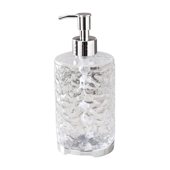 JeashCHAT Soap Dispenser for Bathroom and Kitchen, Modern Plastic Hand Soap Dish Soap Dispenser with Pump, Refillable Liquid Hand Soap Lotion Body Wash Dispenser