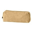 thumbnail image 1 of JeashCHAT Soft Corduroy Pencil Pouch Solid Color Pencil Case Vintage Stationery Pen Bag with Sturdy Zipper, Office Stationery Organizer, 1 of 8