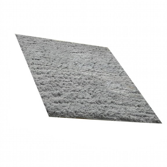 JeashCHAT Soft Fluffy Shaggy Rug for Bedroom Living Room, Non-Slip Plush Small Area Rug, Rectangle Rug for Home Nursery Dorm Decor, 19.7inX31.5in, Grey