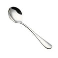thumbnail image 1 of JeashCHAT Soup Spoon , Stainless Steel Coffee Spoon, Round Dinner Spoon for Kids Adults, Teaspoon Dessert Spoon, Smooth Handle, Dishwasher Safe, Silver (6 Inches), 1 of 3