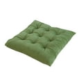 thumbnail image 1 of JeashCHAT Square Chair Cuhsion Breathable Non-Slip Thicken Seat Cushion Solid Color Chair Pad for Indoor Outdoor Garden Patio Home Kitchen Office, 16x16 inches, 1 of 3
