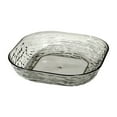 thumbnail image 1 of JeashCHAT Square Plastic Serving Tray for Candy, Fruits, Nuts, Snacks - Reusable Fruit Tray for Kitchen Living Room, Serving Platter for Party, 5.5"x4.5"x1.38", Black, 1 of 6