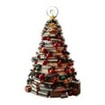 thumbnail image 1 of JeashCHAT Stacked Books Christmas Tree Ornaments Gift for Book Lovers Acrylic Stack Colorful Books Hanging Ornament Christmas Tree Decoration, 5.9", 1 of 6