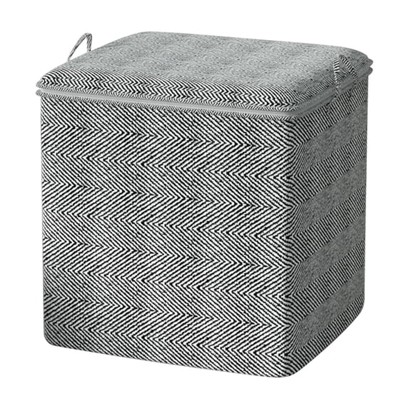JeashCHAT Storage Bags Large Blanket Quilt Clothes Organization and Storage Containers for Comforters, Bedding, Foldable Closet Organizer with Reinforced Handles and Sturdy Zippers