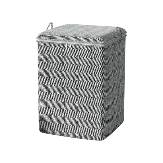 JeashCHAT Storage Bags Large Blanket Quilt Clothes Organization and Storage Containers for Comforters, Bedding, Foldable Closet Organizer with Reinforced Handles and Sturdy Zippers