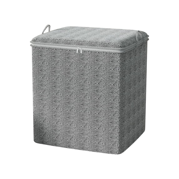 JeashCHAT Storage Bags Large Blanket Quilt Clothes Organization and Storage Containers for Comforters, Bedding, Foldable Closet Organizer with Reinforced Handles and Sturdy Zippers