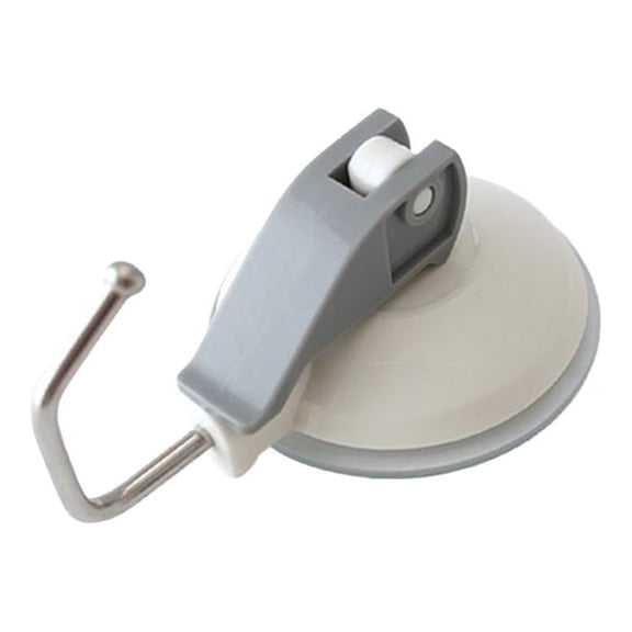 JeashCHAT Suction Cup Hook for Shower, Heavy Duty Vacuum Hook, Reusable Waterproof Shower Hook for Kitchen Bathroom Restroom