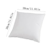 JeashCHAT Throw Pillow Insert 12 x 12 Inches Square Cushion Inner Soft Fluffy Stuffer Bed and Couch Pillows Indoor White Decorative Pillow