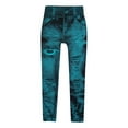 thumbnail image 1 of JeashCHAT Tights for Women Casual Pants Imitation Denim Leggings Women's Super Elastic Ladies Slim Trousers, 1 of 8