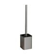 thumbnail image 1 of JeashCHAT Toilet Brush and Holder, Stainless Steel Toilet Bowl Brush Modern Compact Toilet Cleaner Brush Long Handle Bristles for Bathroom Cleaning, Gray, 1 of 6
