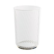 JeashCHAT Toothbrush Cup for Bathroom, Clear Plastic Toothbrush Holder Couple Mouthwash Cup Bathroom Tumbler Cup Bathroom Accessories Reusable Drinking Cup, White