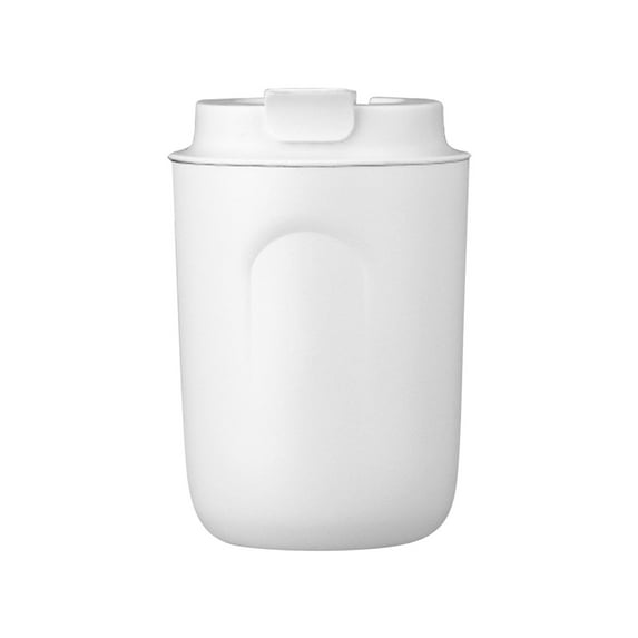 JeashCHAT Travel Coffee Mug Stainless Steel Vacuum Insulated Travel Mug with Lid Double Walled Coffee Cup for Coffee, Water and Tea, White