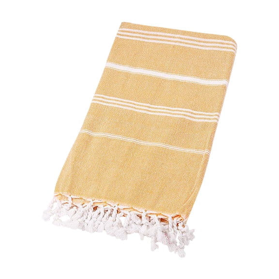 JeashCHAT Turkish Beach Towel , 40x71 Inches Oversized Cotton Sand Free Lightweight Absorbent Quick-Dry Striped Beach Blanket, Extra Large Turkish Bath Towels for Travel and Pool