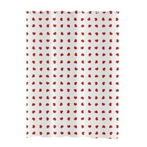 JeashCHAT Valentine's Day Shower Curtain, Valentines Theme Heart Shower Curtain for Bathroom, Waterproof Fabric Cloth Shower Curtain, Wedding Anniversary Bathroom Bathtub Decor, 70.87" x 35.43"